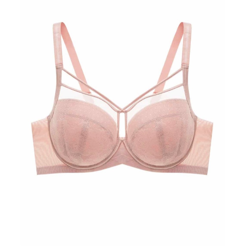 Understance Harper Smooth Lace FlexWire Strappy Soft Cup Bra, D-H Cup
34G